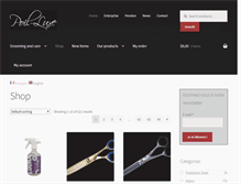 Tablet Screenshot of poil-luxe.com